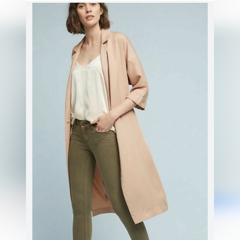 Forever 21 Elegant Beige Women's Duster Size Large